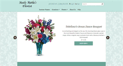 Desktop Screenshot of mostlymarthasflorist.com